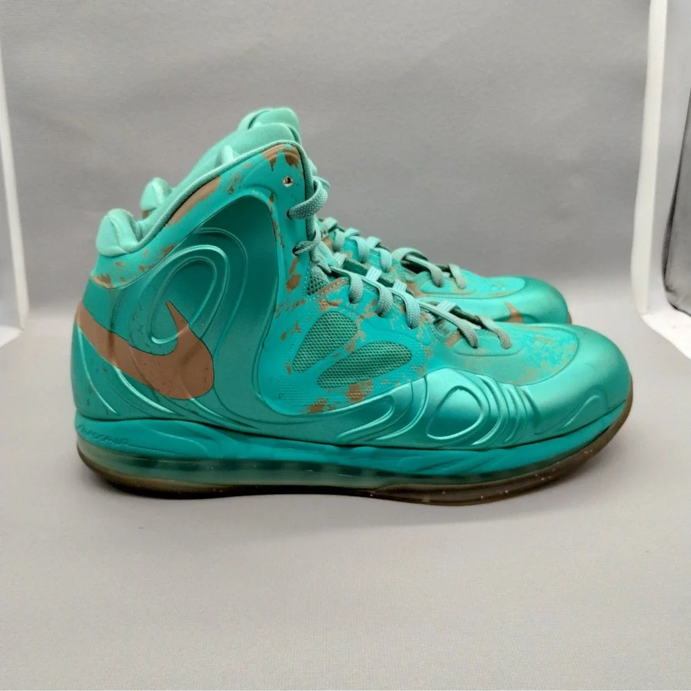 Nike Air Max Hyperposite Statue of Liberty New Green Copper 524862-301 Mens 11